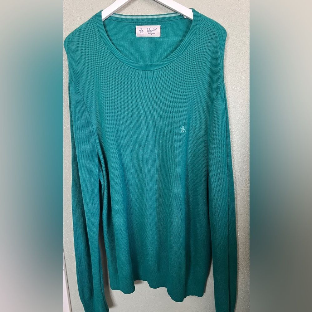 Men’s Original Penguin Green Sweater XXL